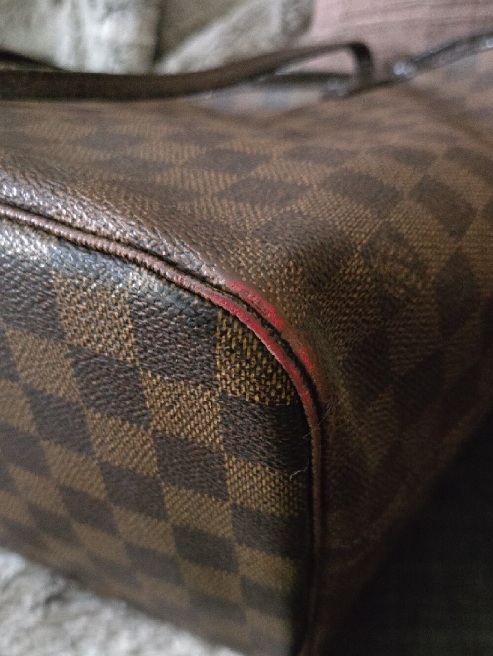 Louis Vuitton Damier Ebene Neverfull MM *read* - Picture 10 of 15